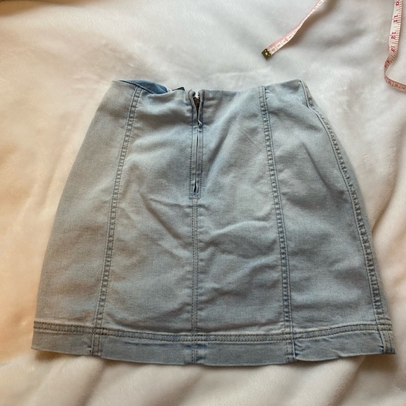 Light Blue Wild Fable Jean Mini Skirt - Picture 3 of 5